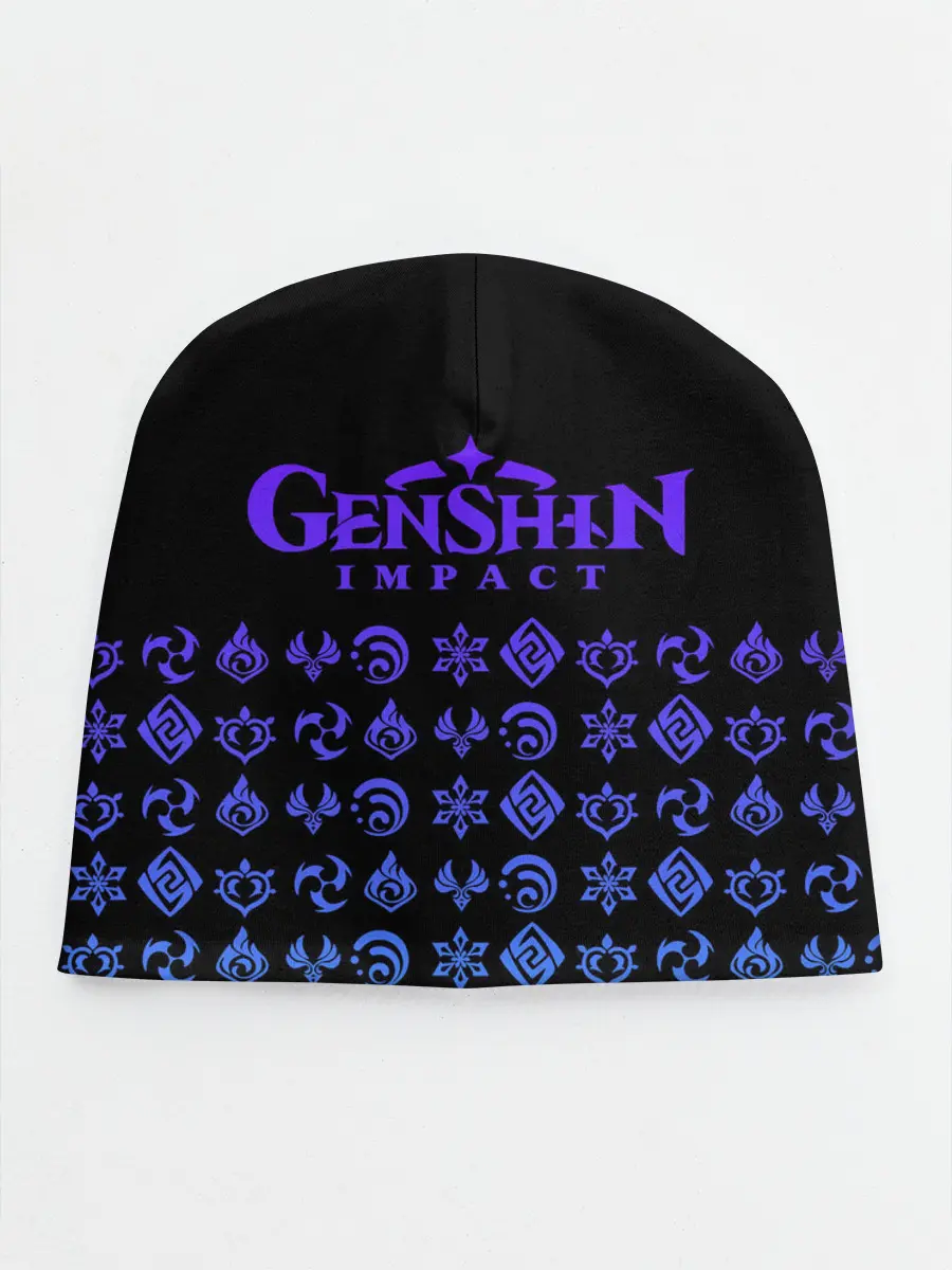 Детская шапка / GENSHIN IMPACT | ЭМБЛЕМЫ NEON