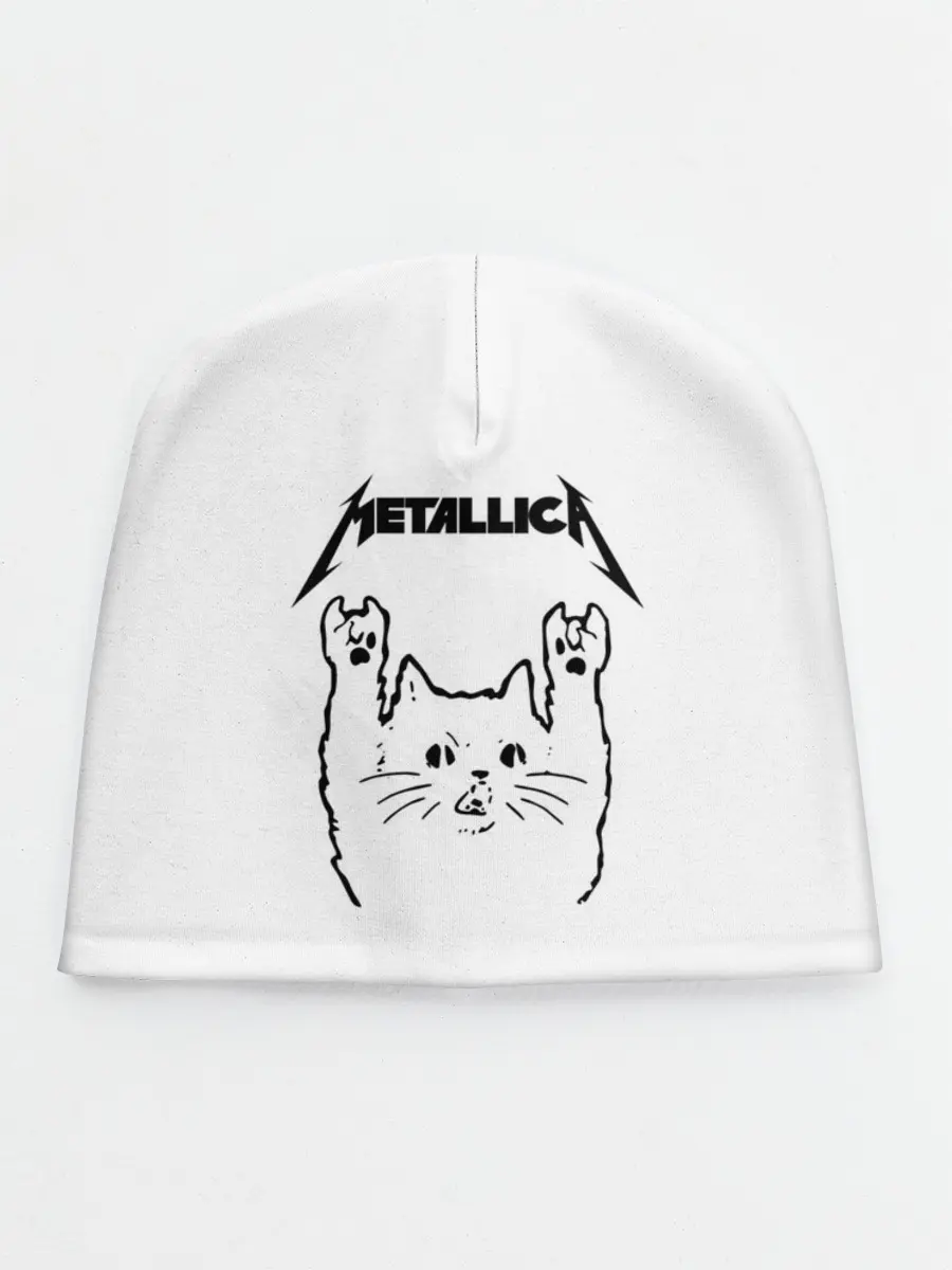 Детская шапка / Metallica / Meowtallica.