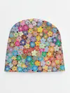 Детская шапка / цветы цветочки