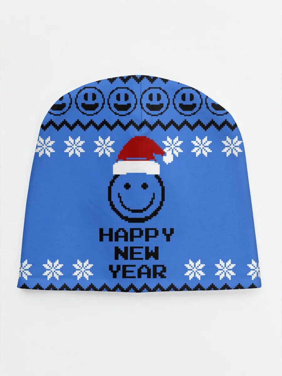 Детская шапка / Свитер смайл