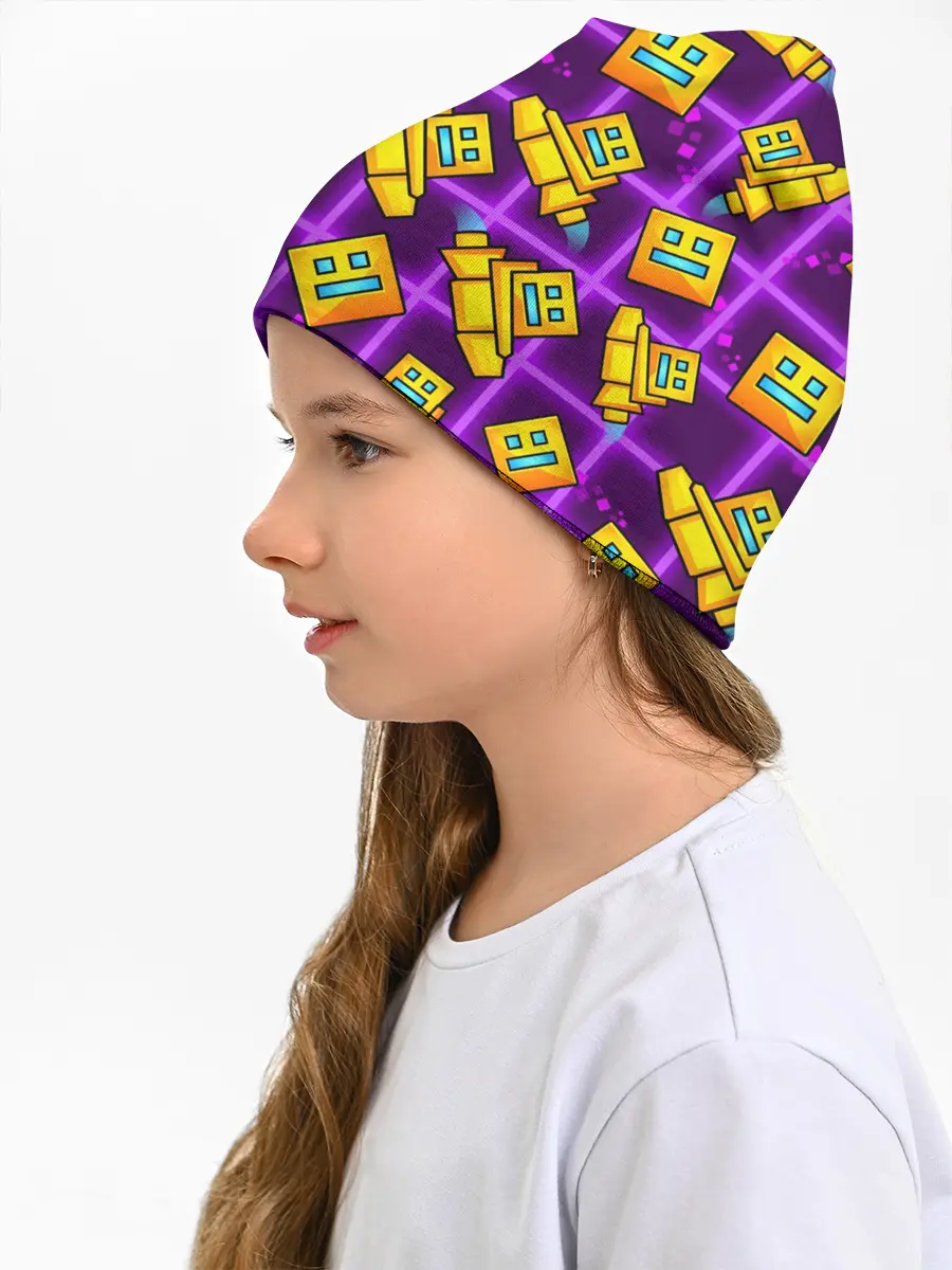 Детская шапка / GEOMETRY DASH SPACE