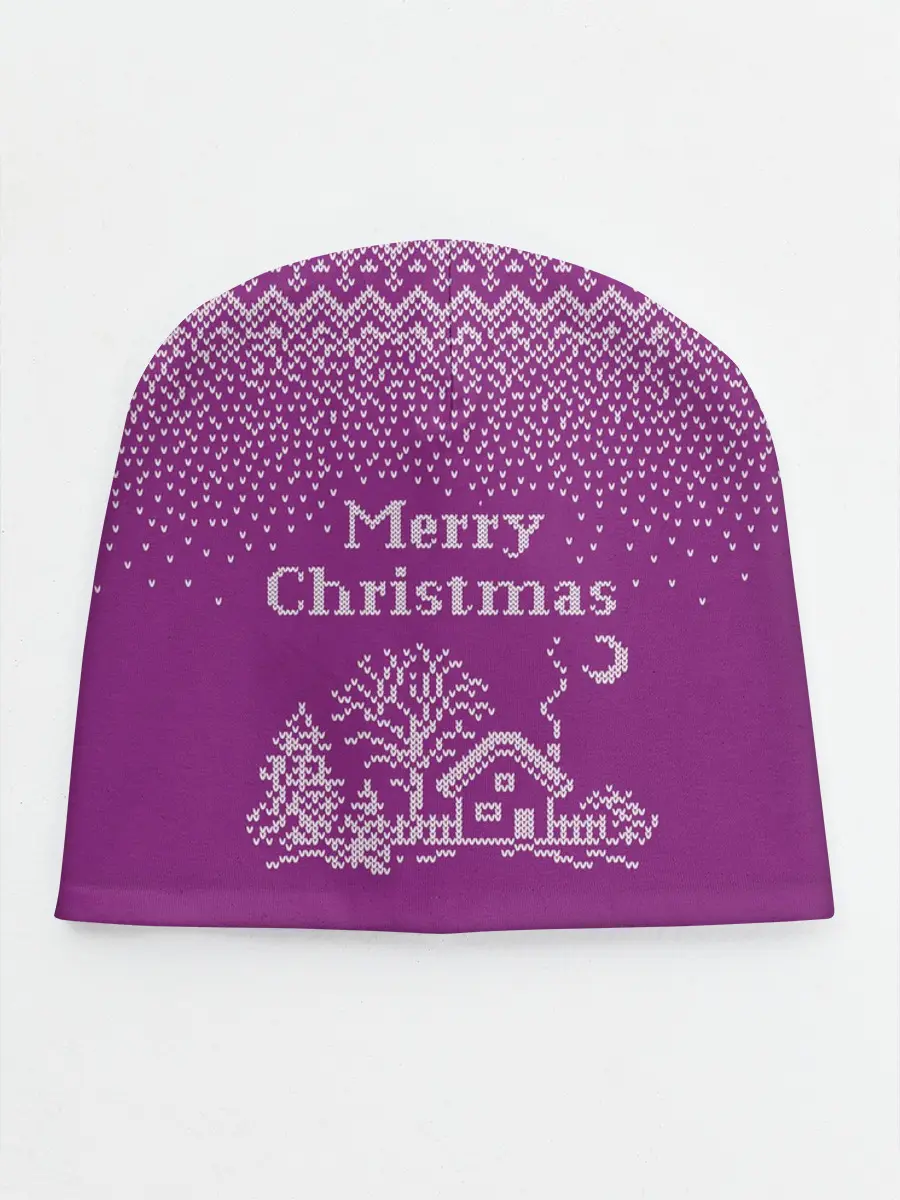 Детская шапка / Новогодний дом.