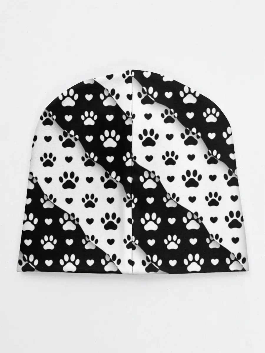 Детская шапка / Следы от Лап