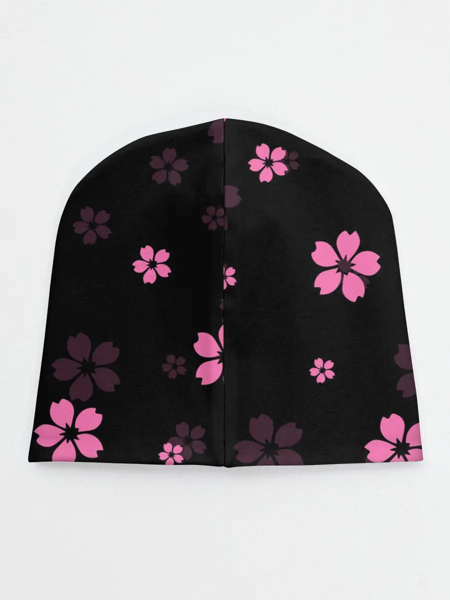 Детская шапка / САКУРА ВИШНЯ ЛЕПЕСТКИ