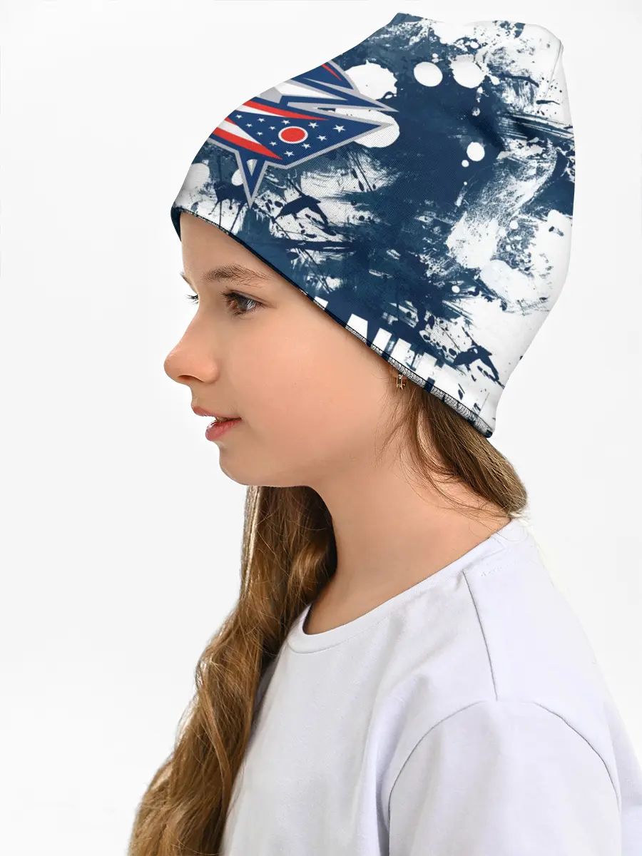 Детская шапка / Коламбус Блю Джекетс, Columbus Blue Jackets