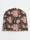 Детская шапка / Яркие розовые розы