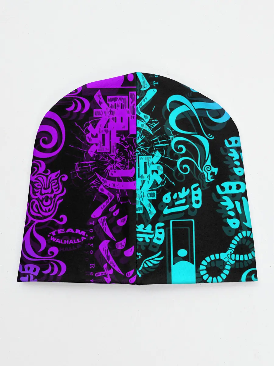 Детская шапка / ТАТУ ТОКЙСКИЕ МСТИТЕЛИ НЕОН |