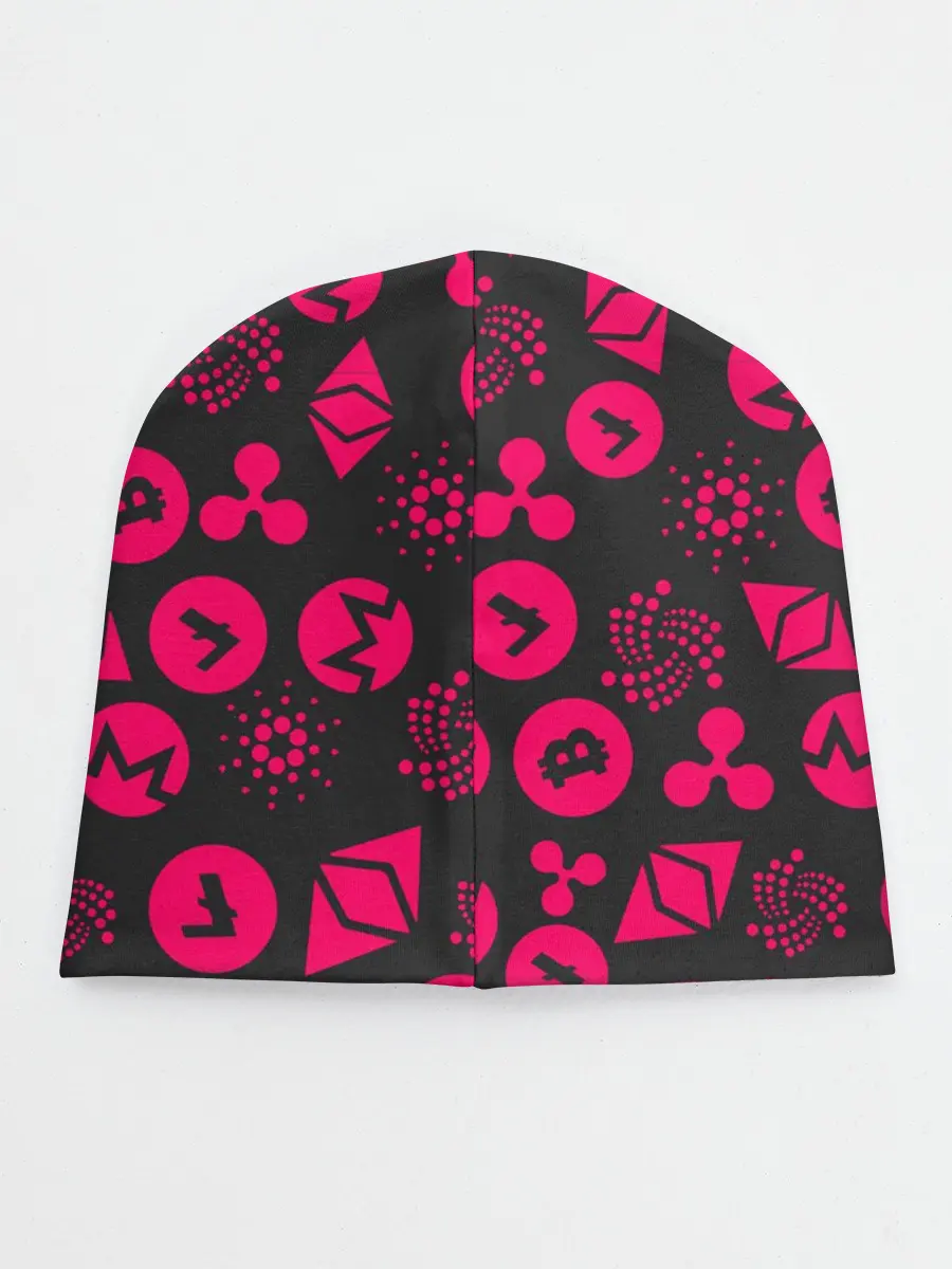 Детская шапка / КРИПТОВАЛЮТЫ / CRYPTO / КРИПТА НЕОН