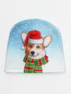 Детская шапка / Новогодний Корги / New Years Corgi