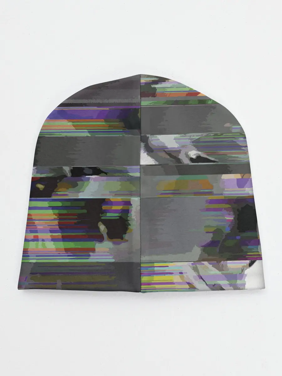 Детская шапка / Glitch lion 2020