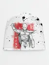 Детская шапка / One Punch-Man черные брызги Сайтама
