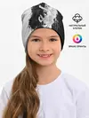 Детская шапка / ИНЬ ЯНЬ ВОЛКИ ЧЁРНО БЕЛЫЙ