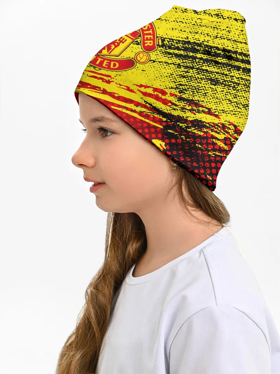 Детская шапка / Manchester United Футбольный клуб.