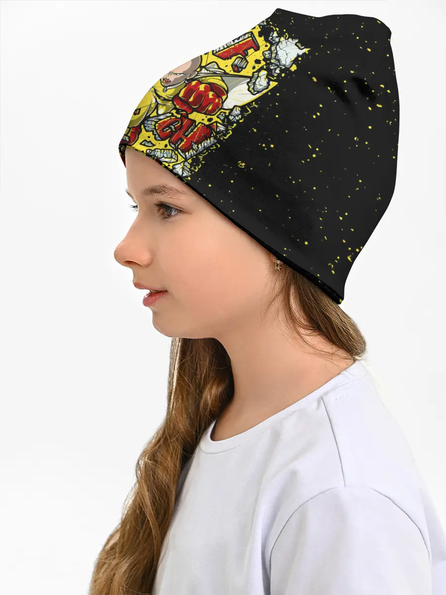 Детская шапка / Сайта пробивает стену One Punch-Man