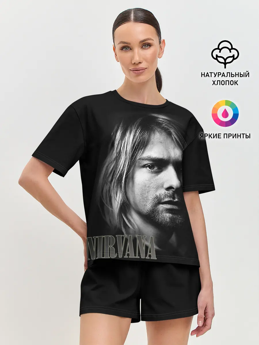 Женская пижама с шортами / Nirvana