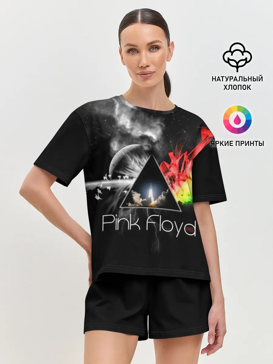 Женская пижама с шортами / Pink Floyd