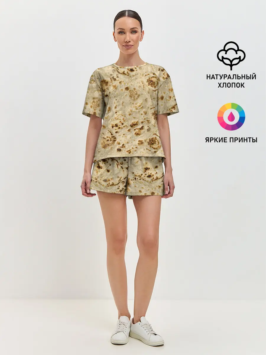 Женская пижама с шортами / Лаваш
