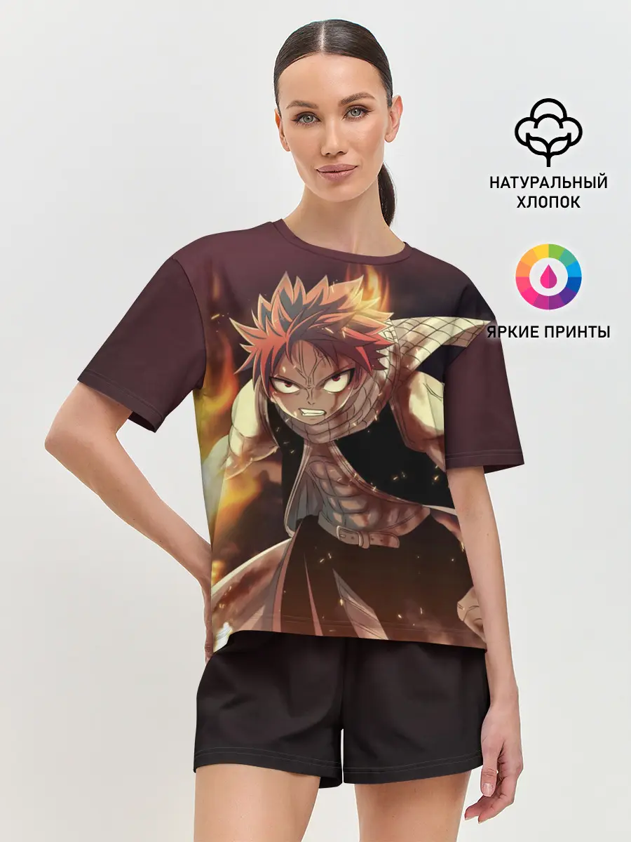 Женская пижама с шортами / Нацу Хвост Феи