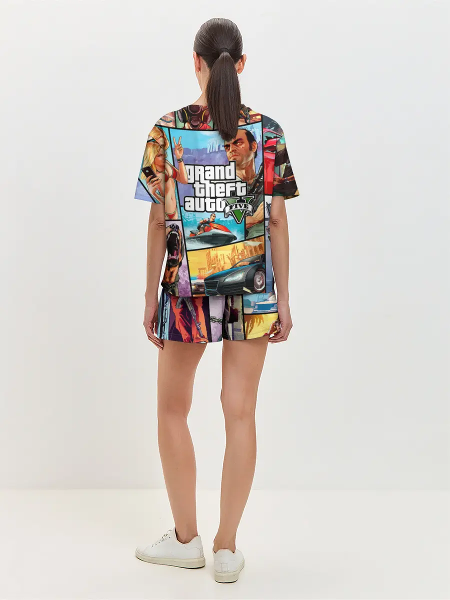 Женская пижама с шортами / GTA