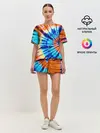 Женская пижама с шортами / Tie dye