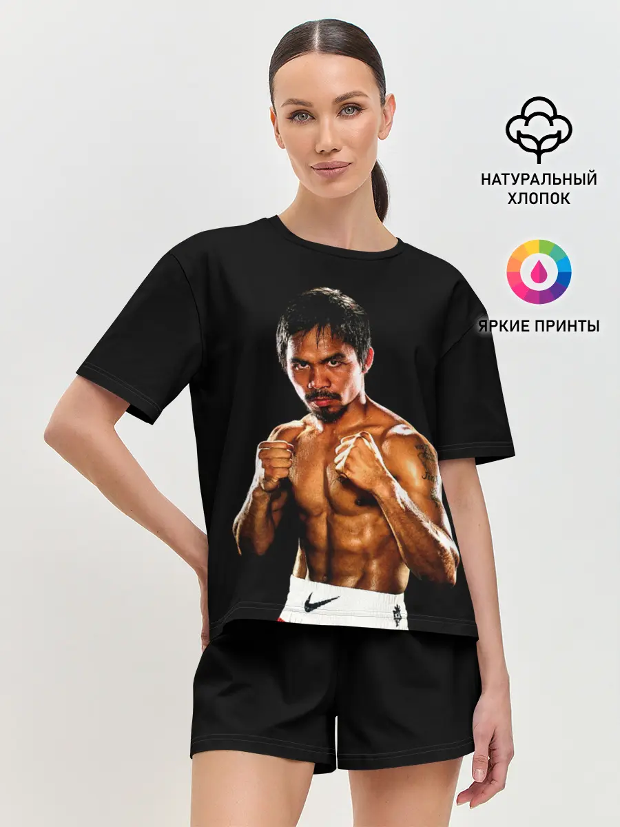 Женская пижама с шортами / Менни Пакьяо