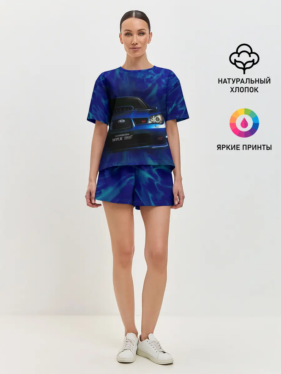 Женская пижама с шортами / Subaru