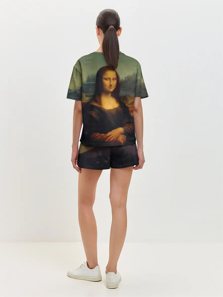 Женская пижама с шортами / Леонардо да Винчи - Мона Лиза