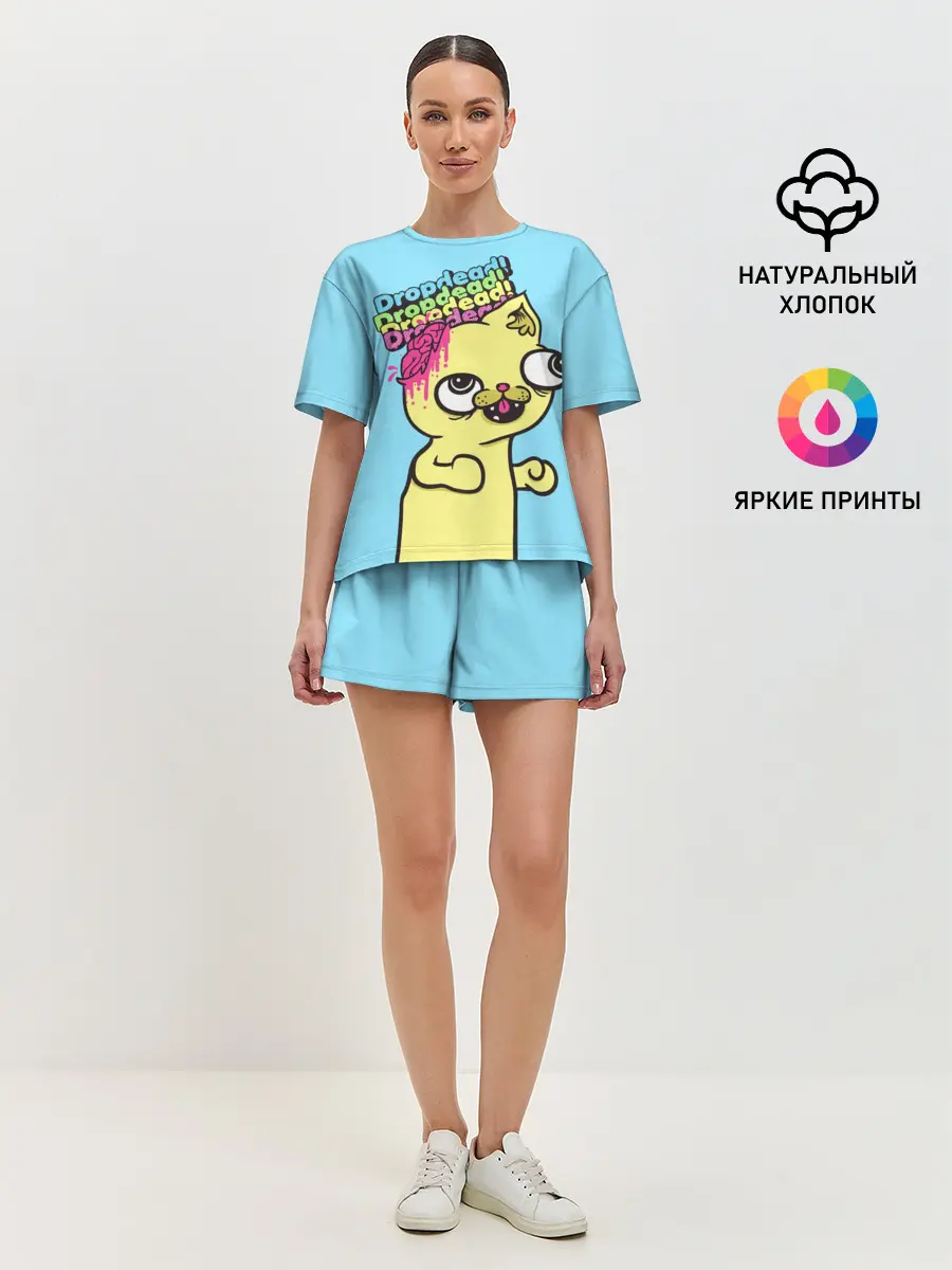 Женская пижама с шортами / Drop Dead
