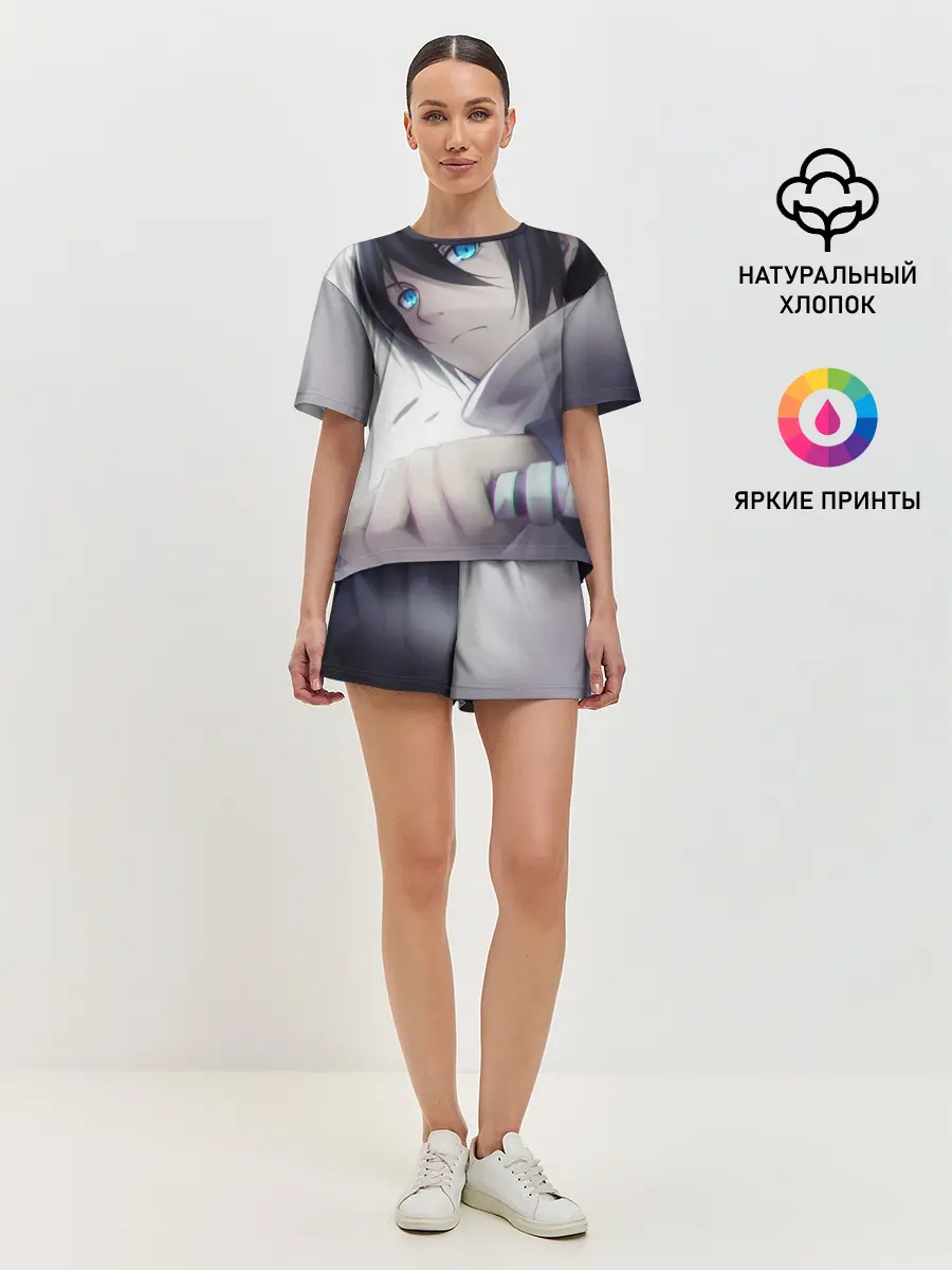 Женская пижама с шортами / Ято с мечом. БЕЗДОМНЫЙ БОГ