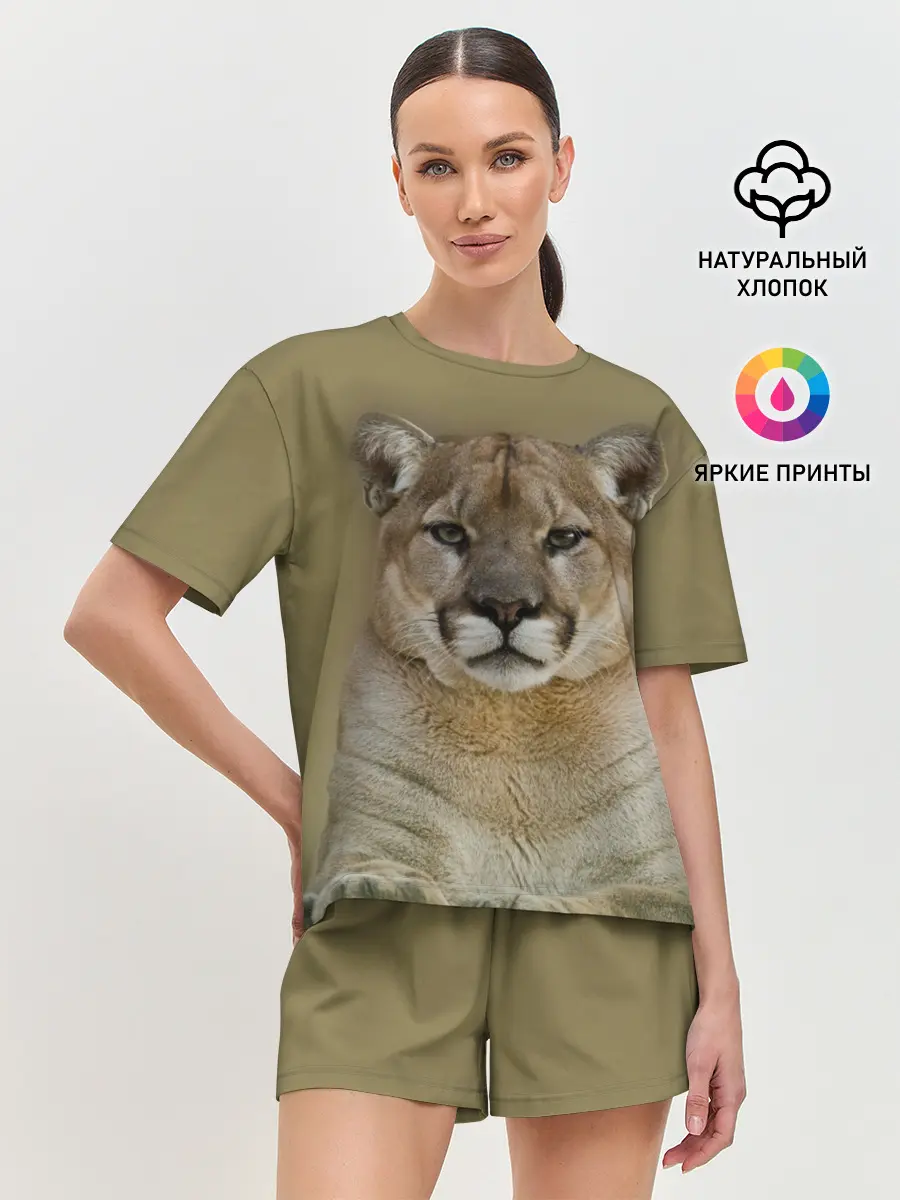 Женская пижама с шортами / Пума