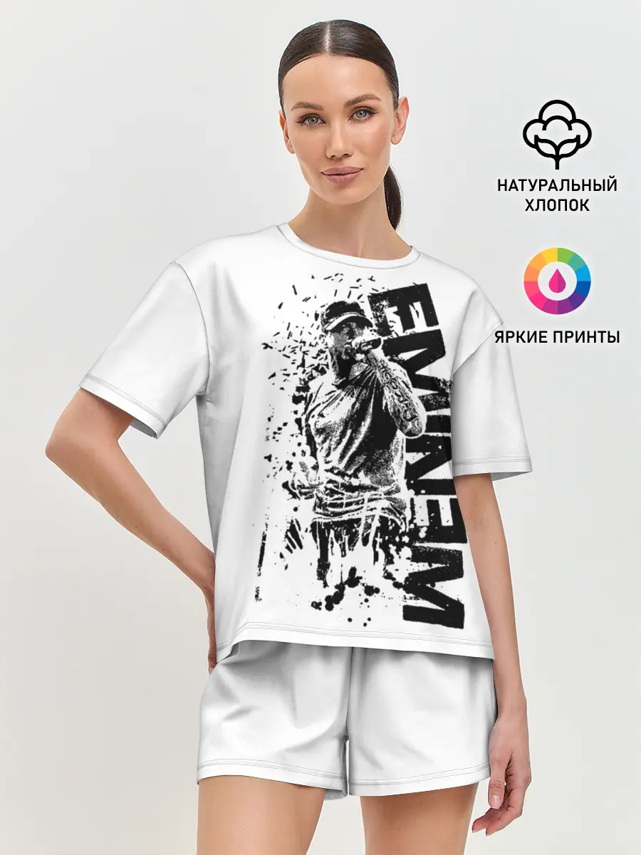 Женская пижама с шортами / Eminem