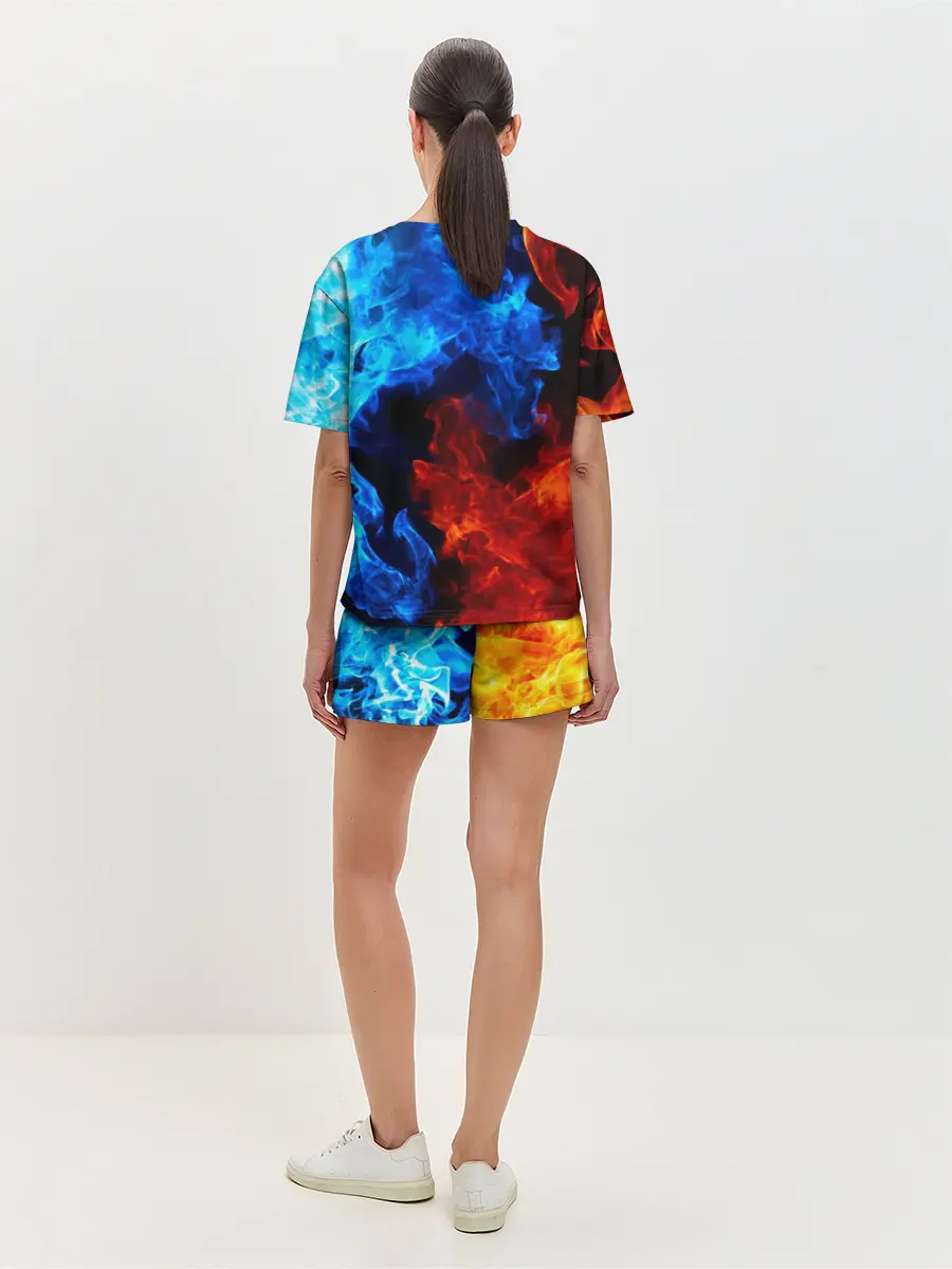 Женская пижама с шортами / Битва огней