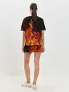 Женская пижама с шортами / Огонь