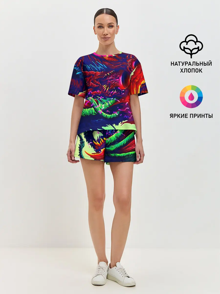 Женская пижама с шортами / Hyper beast