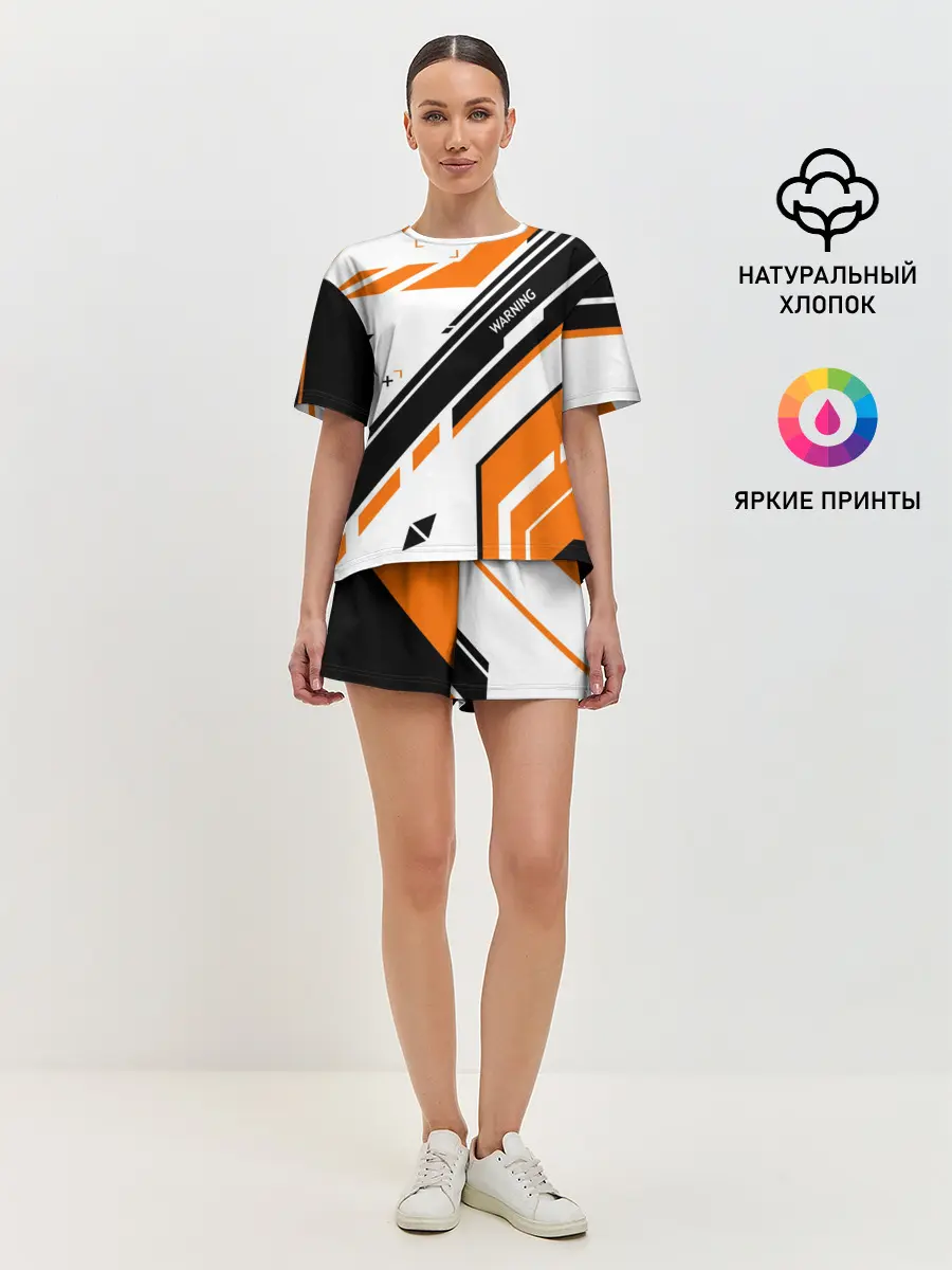 Женская пижама с шортами / cs:go - Asiimov P90 Style