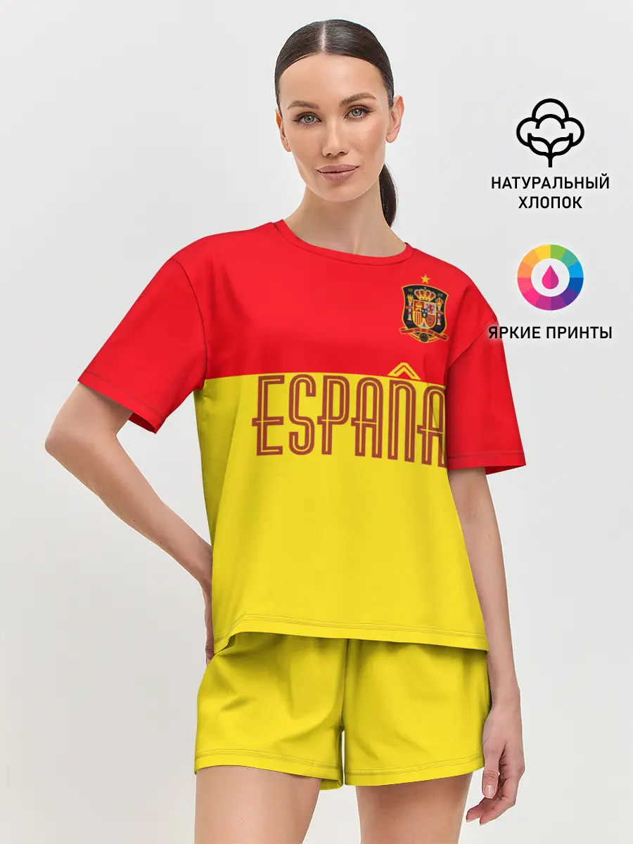 Женская пижама с шортами / Сборная Испании по футболу