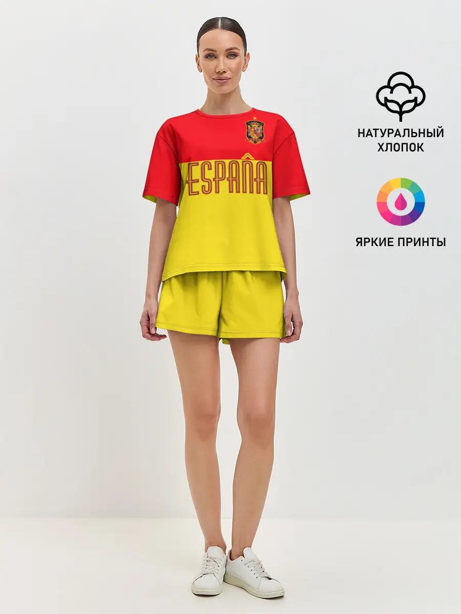 Женская пижама с шортами / Сборная Испании по футболу