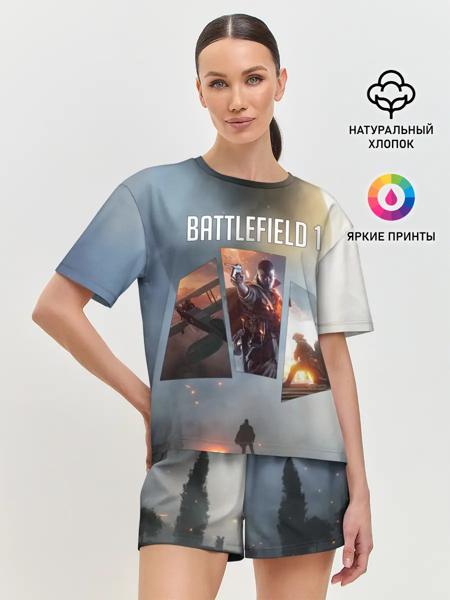 Женская пижама с шортами / Battlefield 1