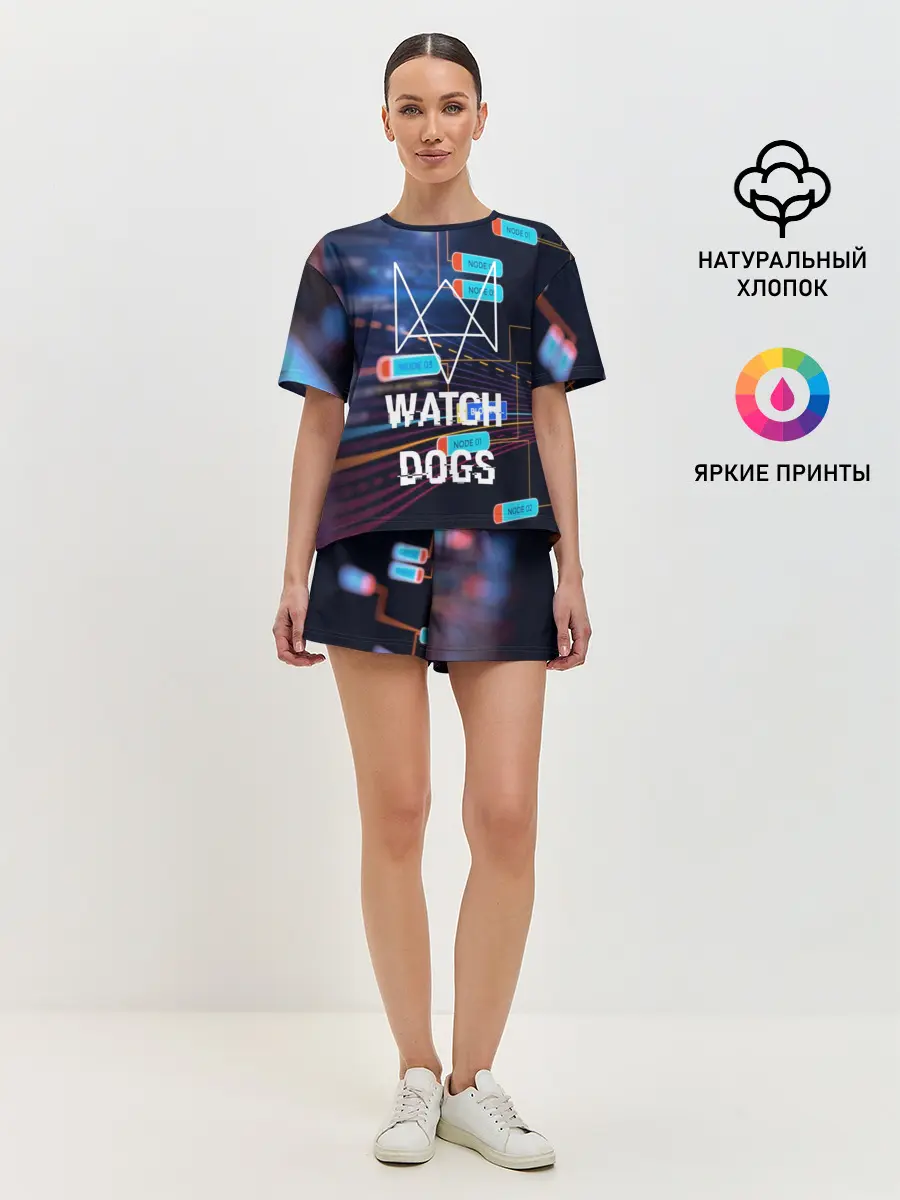Женская пижама с шортами / Watch Dogs