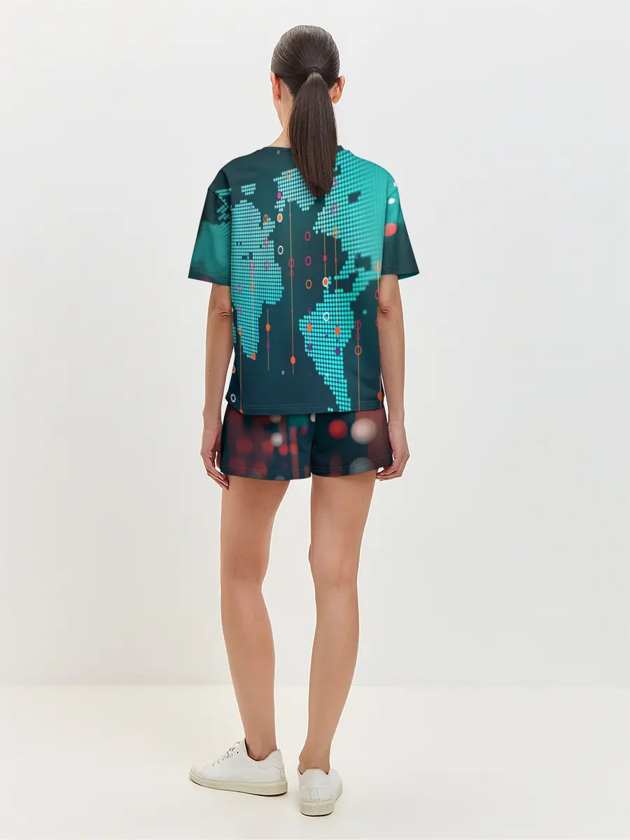 Женская пижама с шортами / Watch Dogs 2 NETWORK HACK