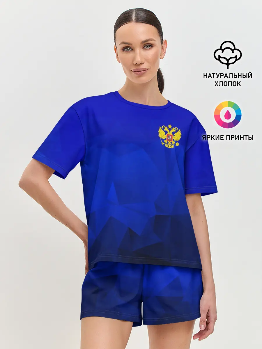 Женская пижама с шортами / RUSSIA SPORT