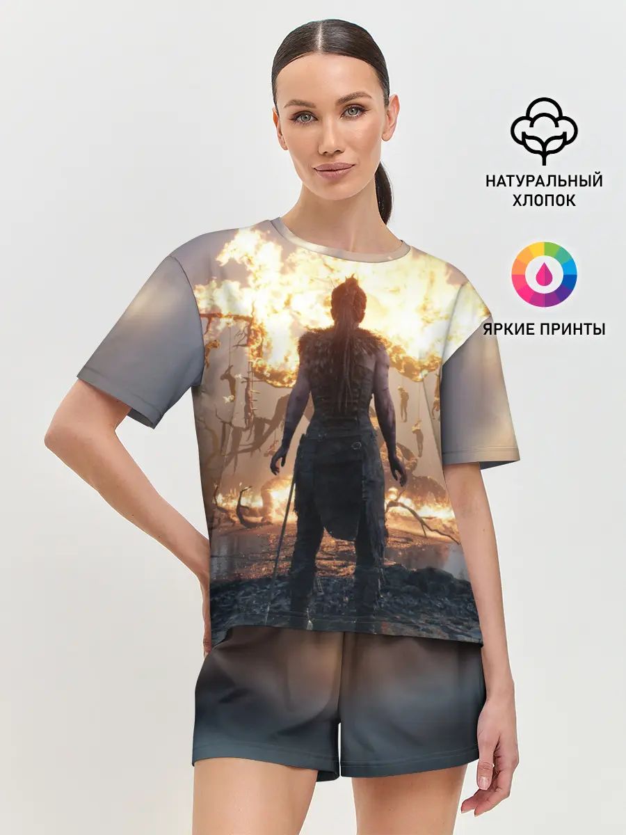 Женская пижама с шортами / HellBlade