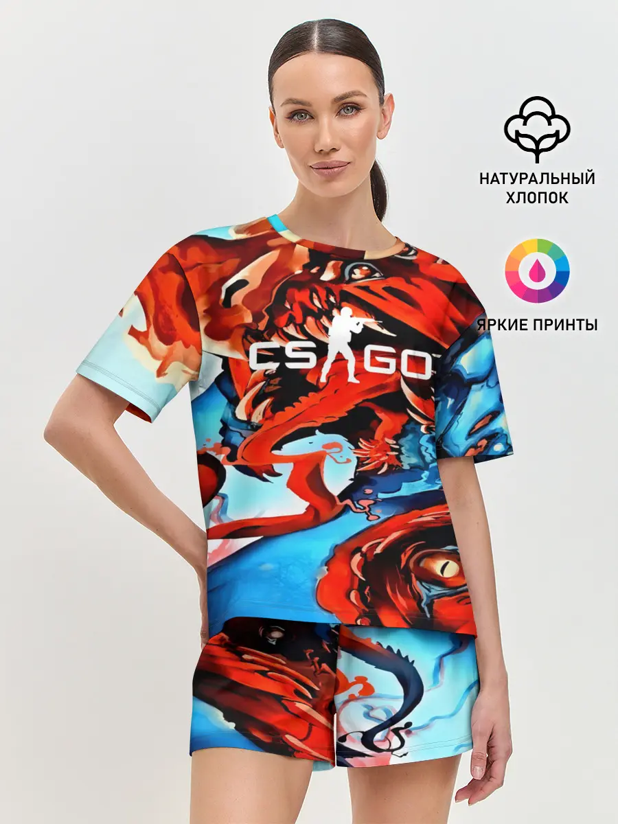 Женская пижама с шортами / CS GO Hyper Beast