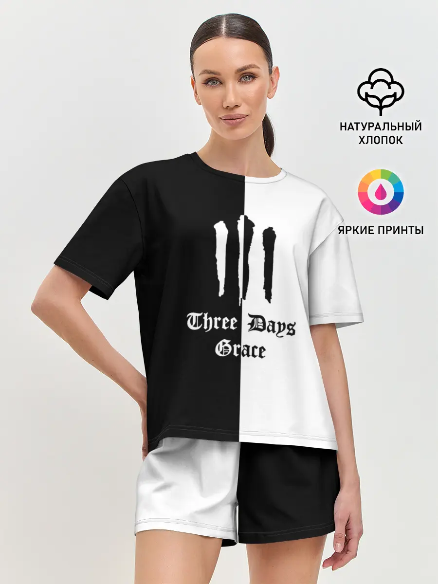 Женская пижама с шортами / Three Days Grace