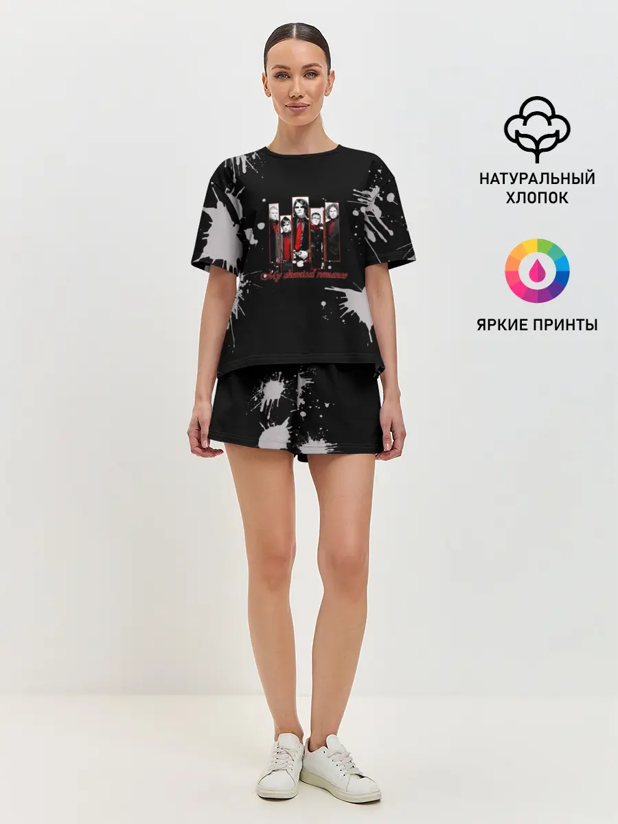 Женская пижама с шортами / My Chemical Romance