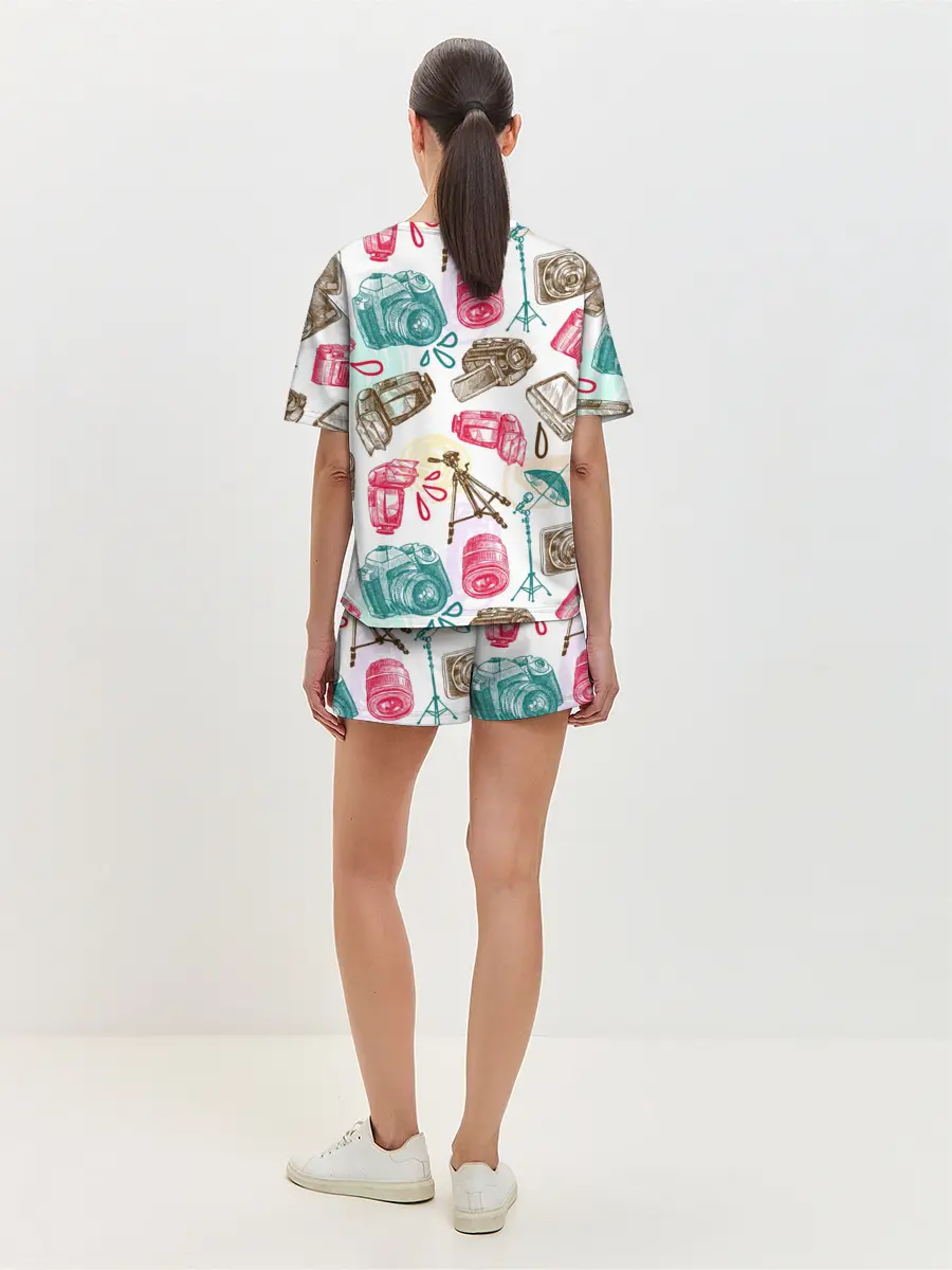 Женская пижама с шортами / Блогер