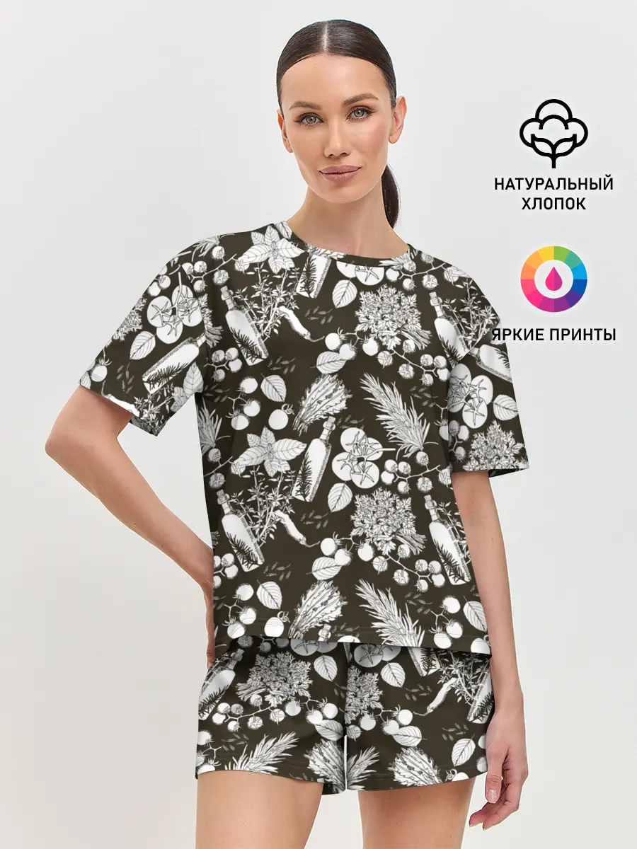 Женская пижама с шортами / Шеф