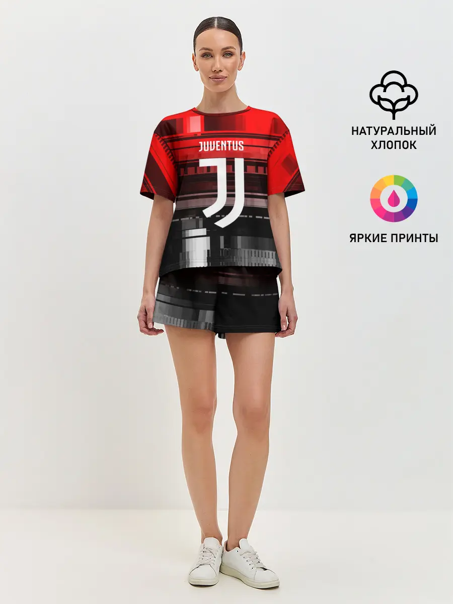 Женская пижама с шортами / Juventus