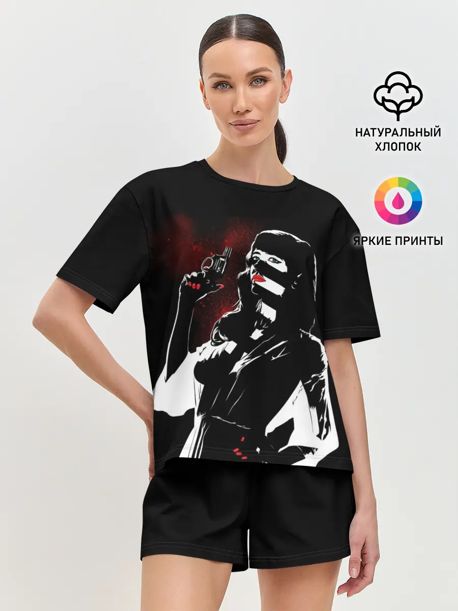 Женская пижама с шортами / Sin City - Ava Lord