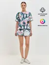 Женская пижама с шортами / Геометрия цветов